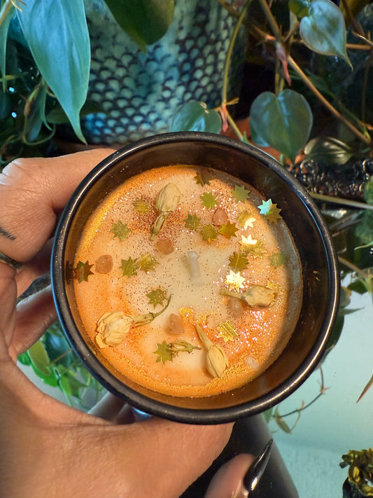 Sun Goddess Intention Candle