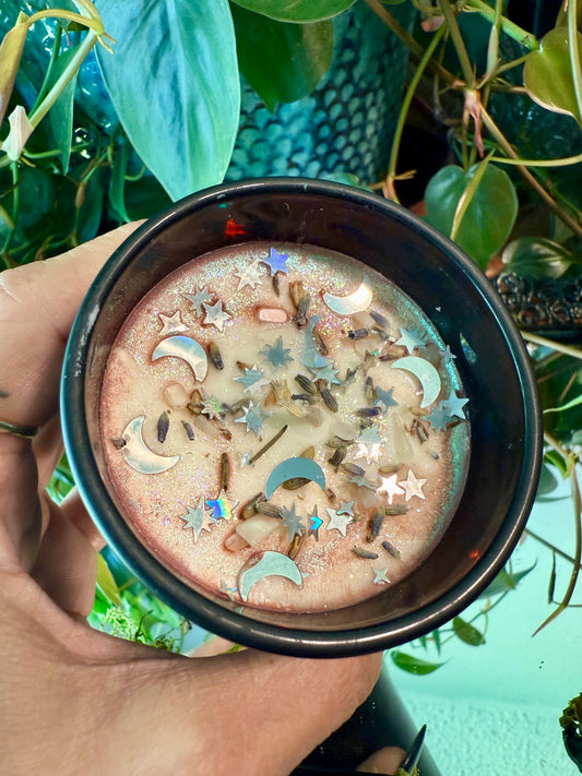 Moon Goddess Intention Candle